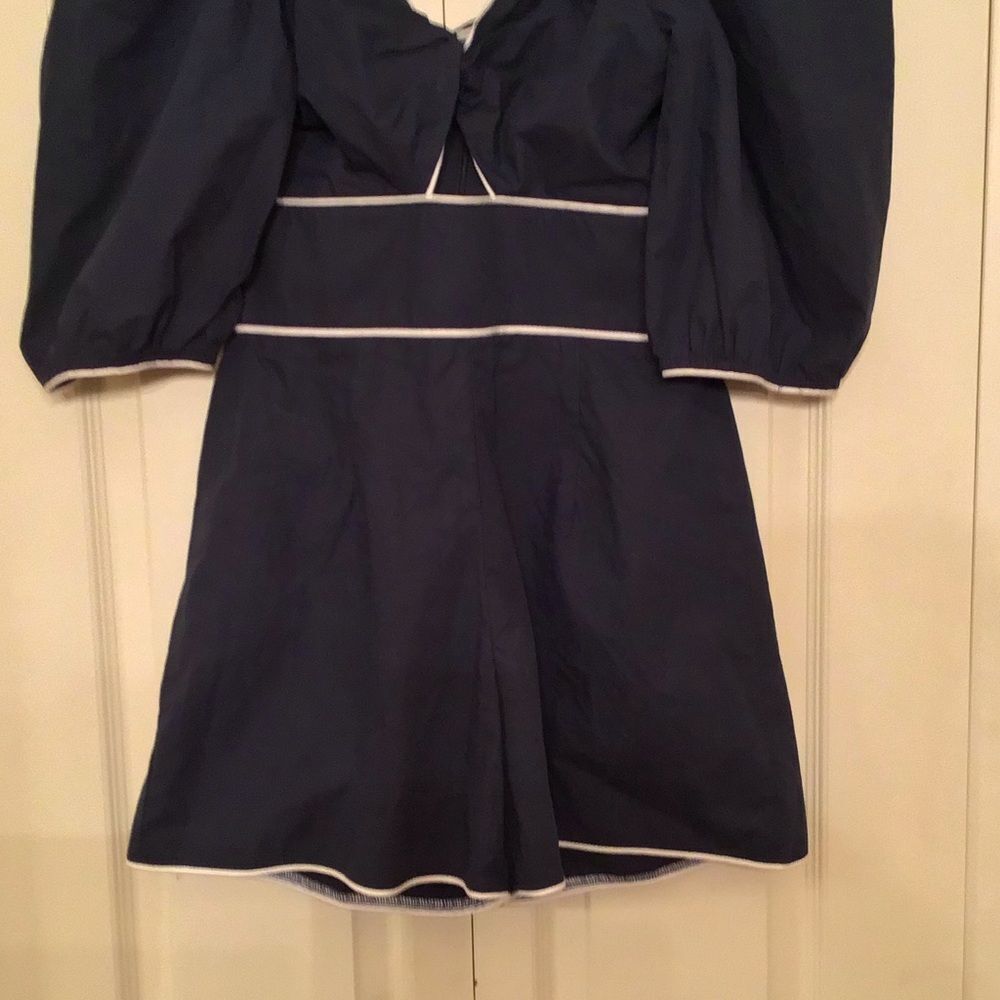 Matador Wide-Leg Romper, Navy/White
NEVER A WALLFLOWER - Picture 4 of 6